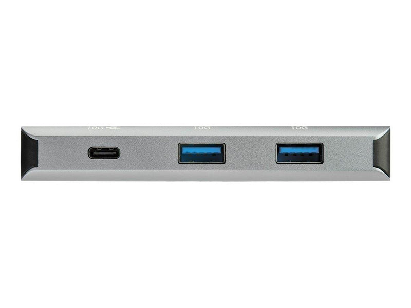 StarTech.com 4-Port USB-C Hub with PD 3.0 - 10Gbps - 3x USB-A & 1X USB-C - hub - 4 ports USB-Hubs - 4 - Grau