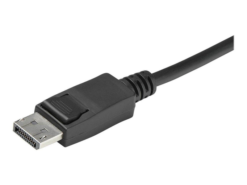 StarTech.com 2 Port USB 4K60Hz DisplayPort KVM Switch with Built-In Cables - KVM / audio switch - 2 ports