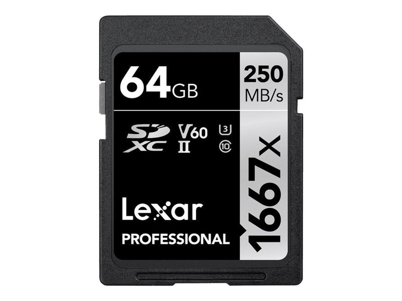 Lexar Professional SILVER 1667x - 250MB/s - 64GB