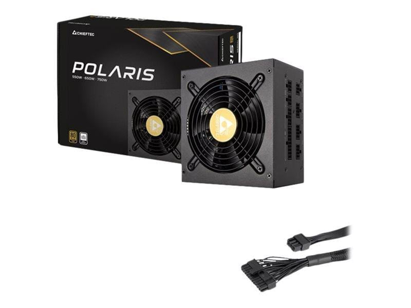Chieftec Polaris Series 650W Netzteile - 650 Watt - 120 mm - ATX 2.4 - 80 Plus Gold zertifiziert