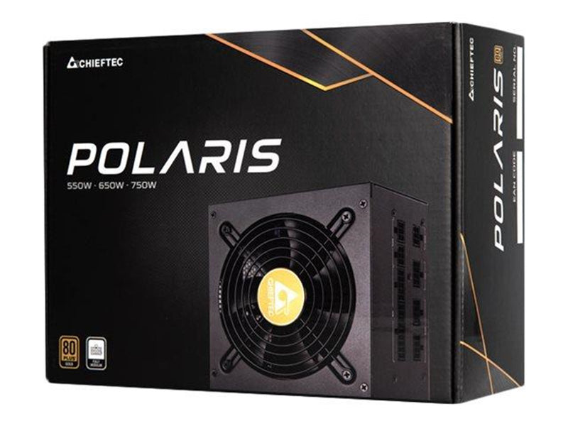 Chieftec Polaris Series 650W Netzteile - 650 Watt - 120 mm - ATX 2.4 - 80 Plus Gold zertifiziert