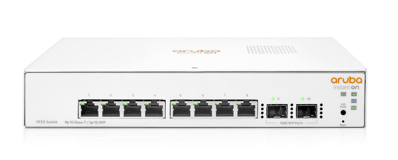 HPE Networking Instant On 1930 8G 2SFP managed Gigabit Switch