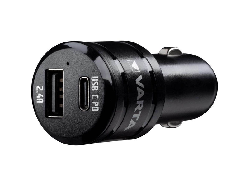 VARTA Car Charger Dual USB Fast Type C PD & USB A