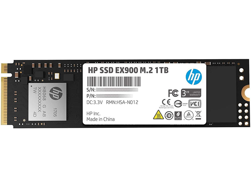 HP SSD M.2 1TB  EX900 NVMe PCIe 3.0 x 4 1.3