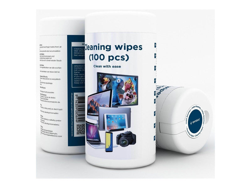 Gembird Wipes for cleaning TFT/LCD/ screens  (100PC