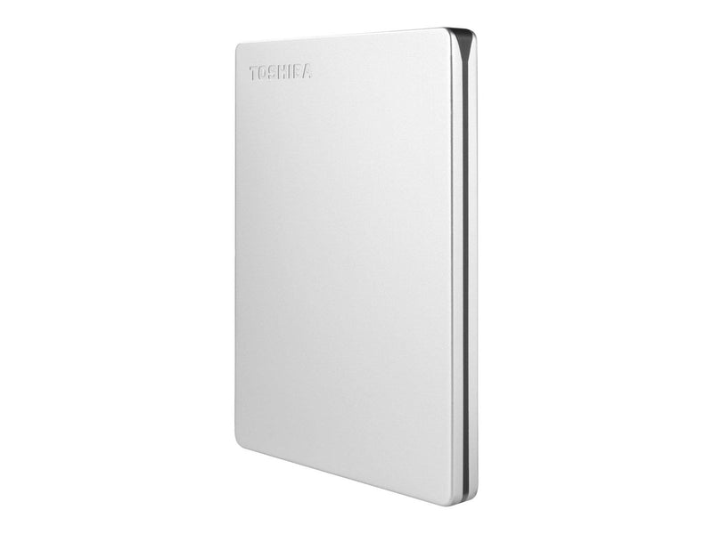 Toshiba Canvio Slim - Extern Festplatte - 1TB - Silber