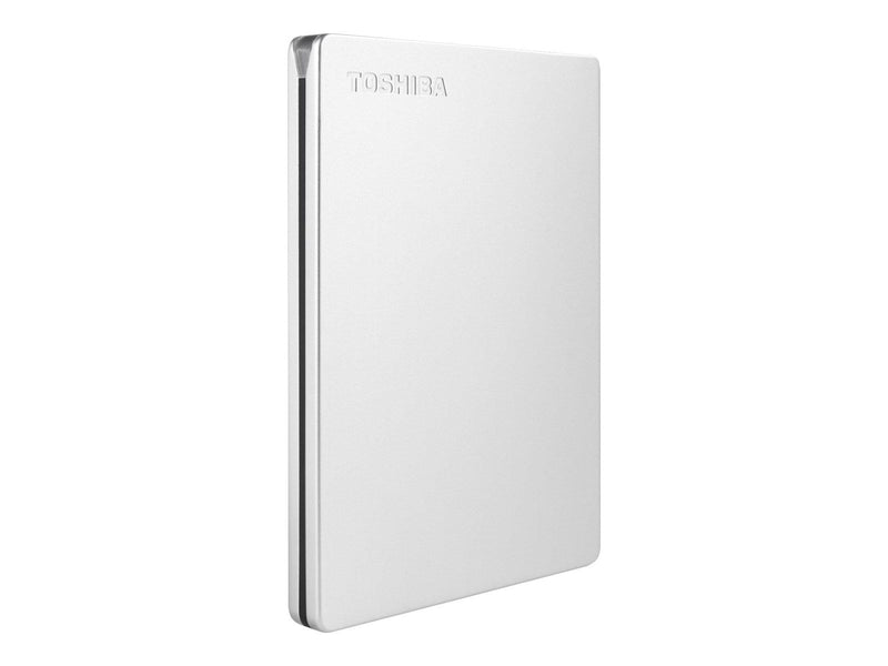 Toshiba Canvio Slim - Extern Festplatte - 1TB - Silber