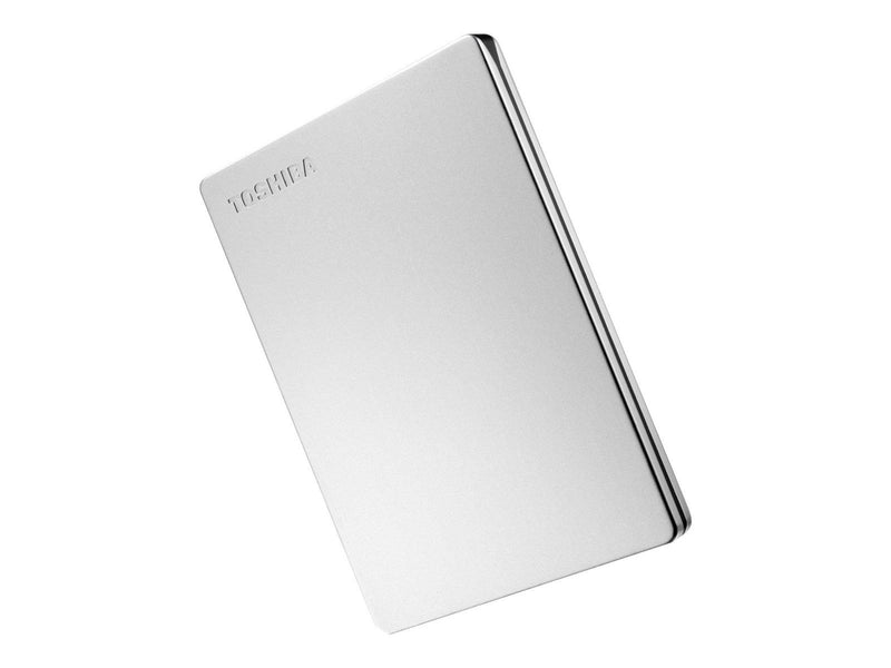 Toshiba Canvio Slim - Extern Festplatte - 1TB - Silber