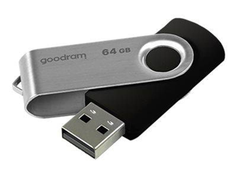 GOODRAM memory USB UTS2 64GB USB 2.0 Black - 64GB - USB-Stick