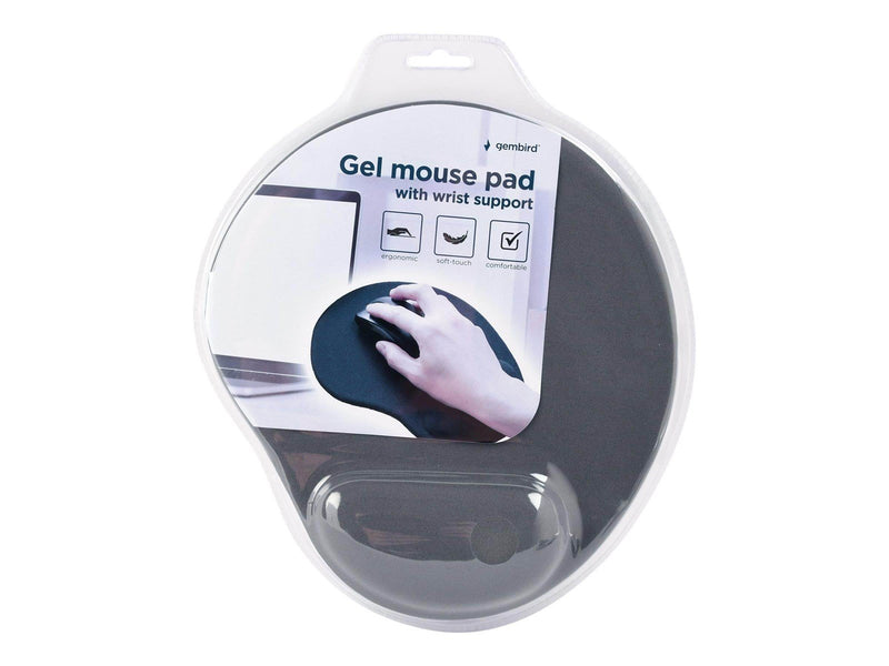 Gembird Gel mouse pad with wrist support grey