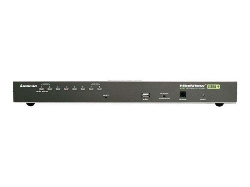 IOGEAR MiniView Ultra+ GCS1808 - KVM / Audio / USB-Switch - 8 porter