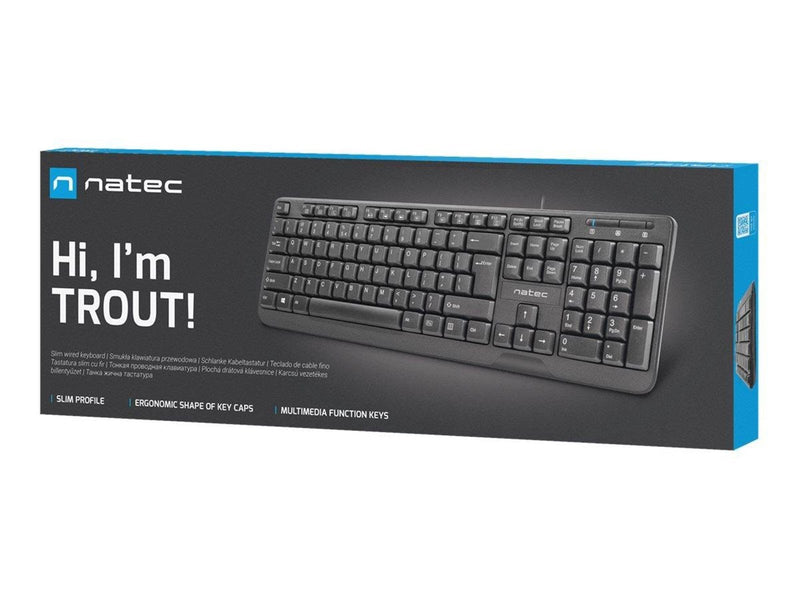 Natec Genesis - Tastaturen - Englisch - US - Schwarz