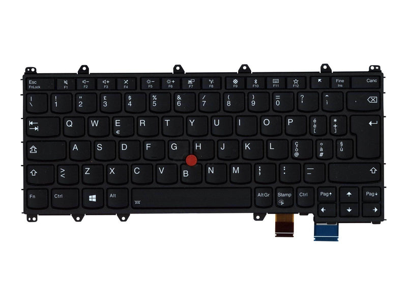 Lenovo Chicony - Portable Keyboard - Ersatz - Italienisch - Schwarz