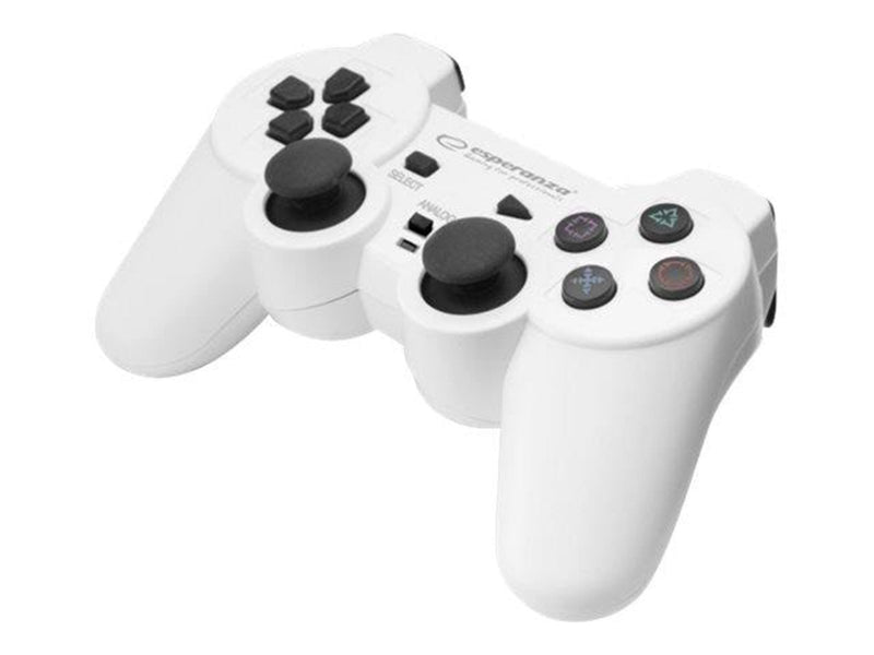 Esperanza GamePad PS3/PC USB Trooper White - Wired Controller - PC
