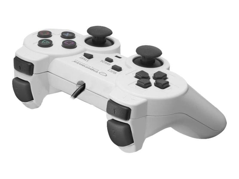 Esperanza GamePad PS3/PC USB Trooper White - Wired Controller - PC