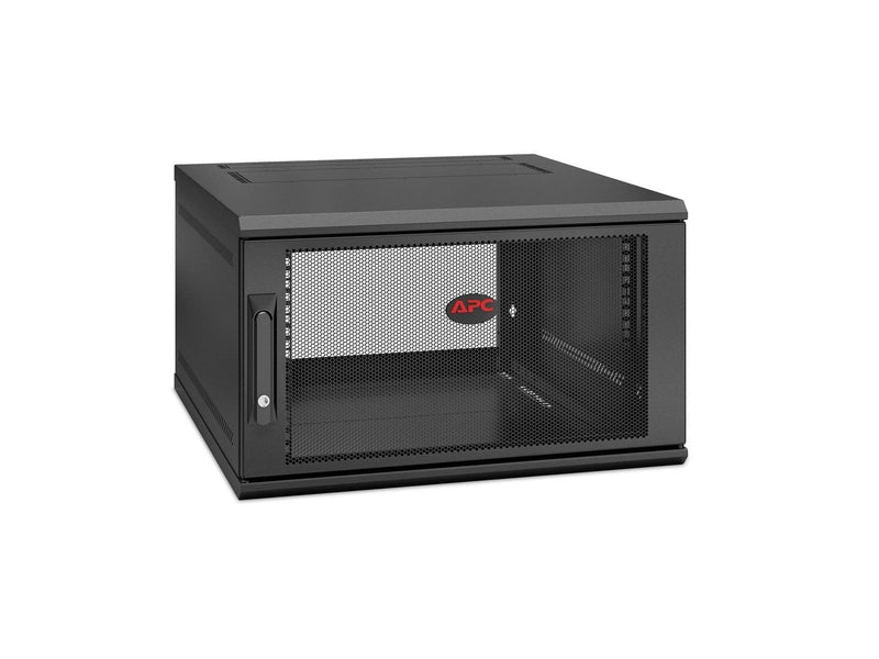 APC AR106SH6 NetShelter 6U Wallmount Rack Enclosure Cabinet Single Hinged Server Depth