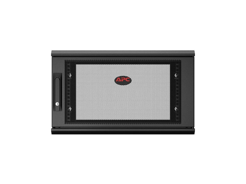 APC AR106SH6 NetShelter 6U Wallmount Rack Enclosure Cabinet Single Hinged Server Depth