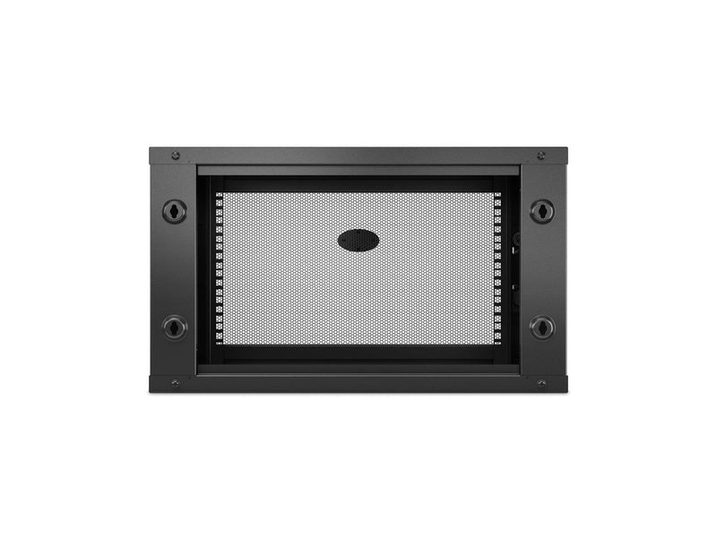 APC AR106SH6 NetShelter 6U Wallmount Rack Enclosure Cabinet Single Hinged Server Depth