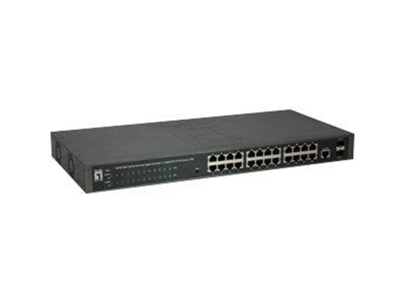 LevelOne Switch 24x GE GEP-2652      2xGSFP     37