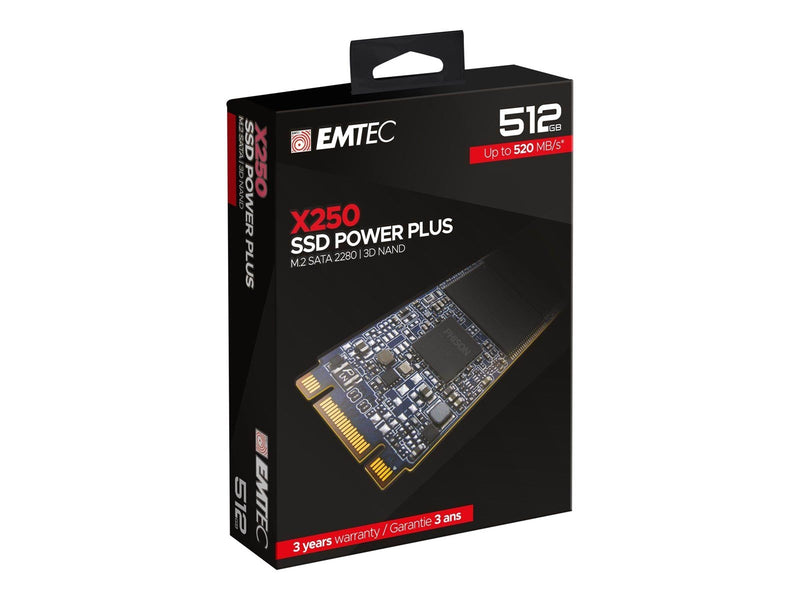 Emtec Power Plus X250 SSD - 512GB - SATA-600 - M.2 2280