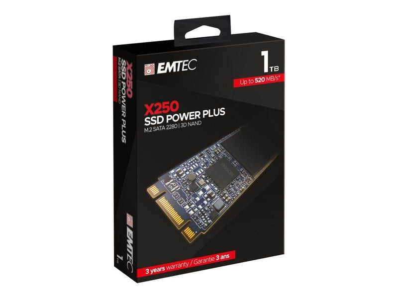 Emtec Power Plus X250 SSD - 1TB - SATA-600 - M.2 2280