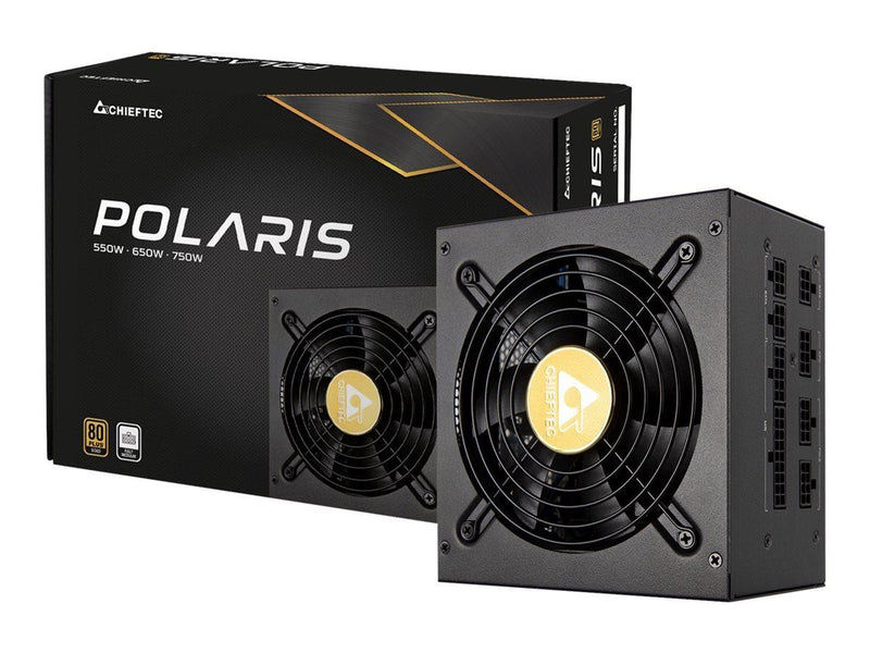 Chieftec Polaris Series 550W Netzteile - 550 Watt - 120 mm - ATX 2.4 - 80 Plus Gold zertifiziert