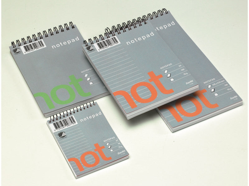 Bantex  Not Notepad 105X210 Ruled Unpunched