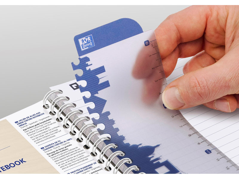 Oxford  Office My Colours A5 Polypropylene Twin-wire Notebook Ruled 180 Pages Assorted Colours SCRIBZEE® Compatible