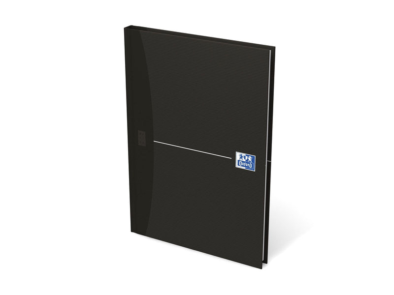 Oxford  Office Essentials A5 Hardback Casebound Notebook Ruled 192 Pages Black
