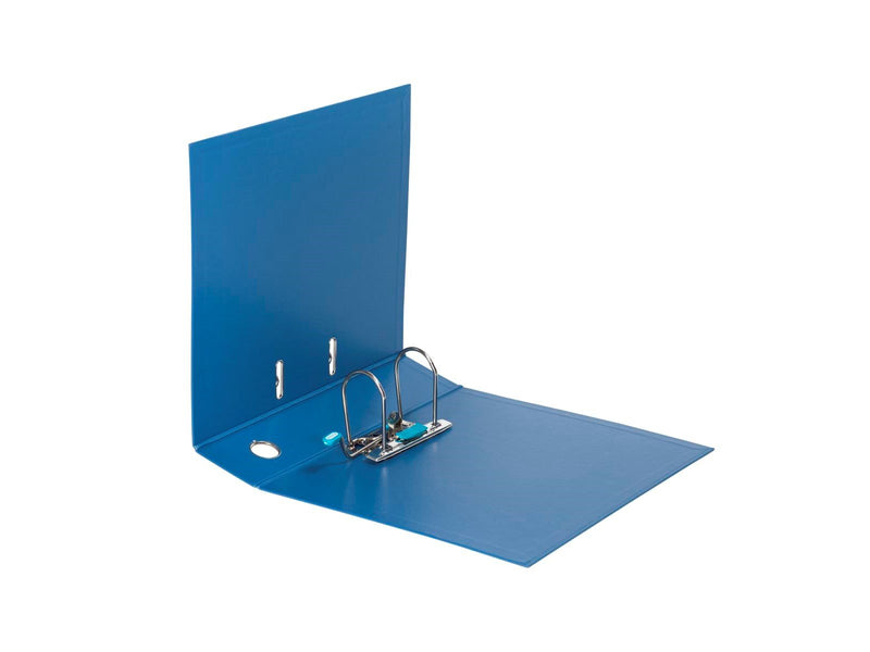 ELBA  "Strong-Line" Lever Arch File PP exchangeable spine label  Blue A4 8 cm