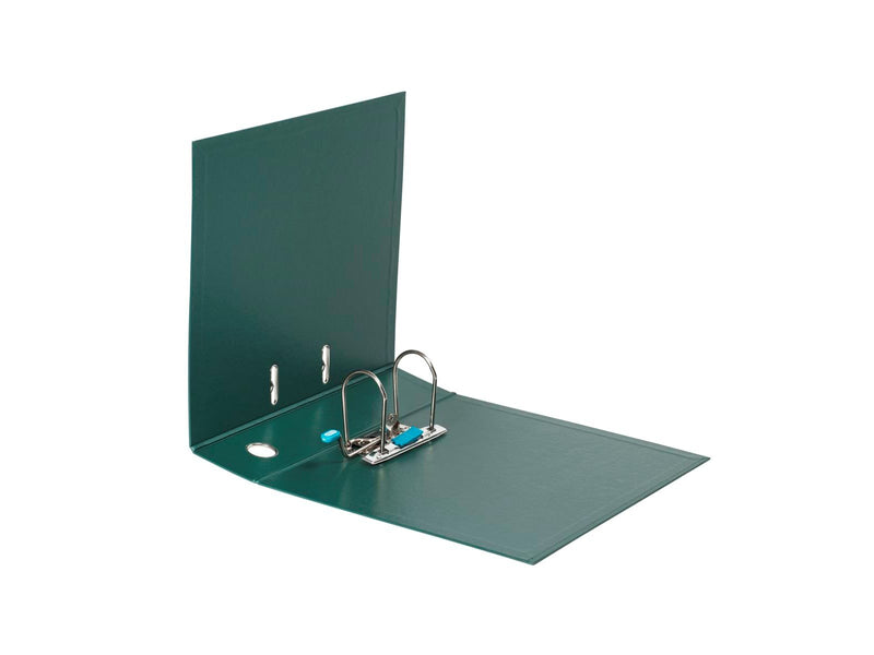 ELBA  "Strong-Line" Lever Arch File PP exchangeable spine label  Green A4 8 cm