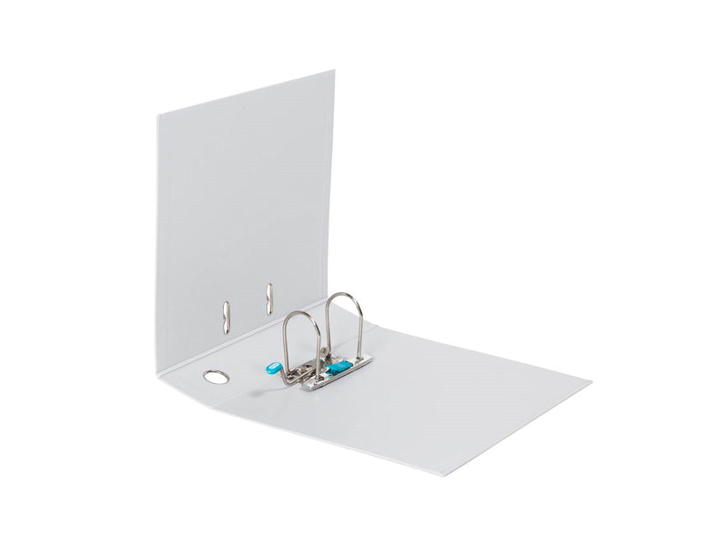 ELBA  "Strong-Line" Lever Arch File PP exchangeable spine label  Grey A4 8 cm