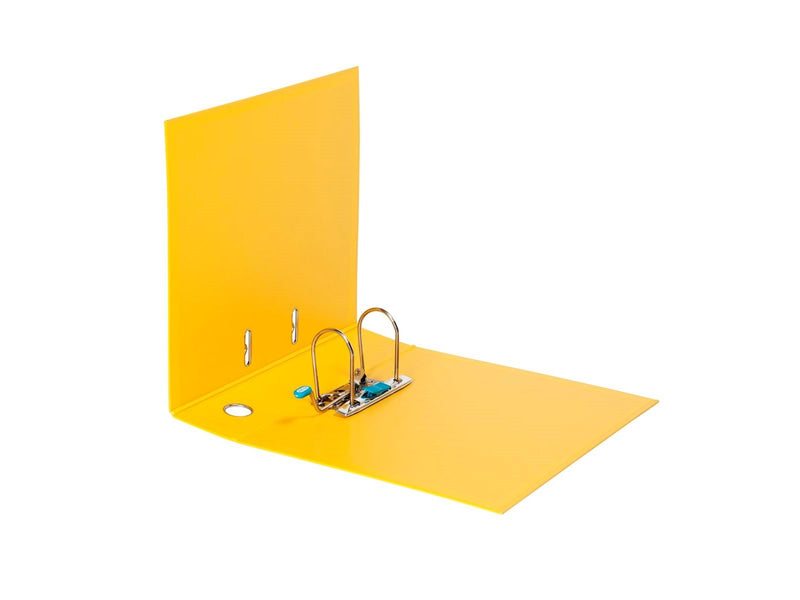 ELBA  "Strong-Line" Lever Arch File PP exchangeable spine label  Yellow A4 8 cm