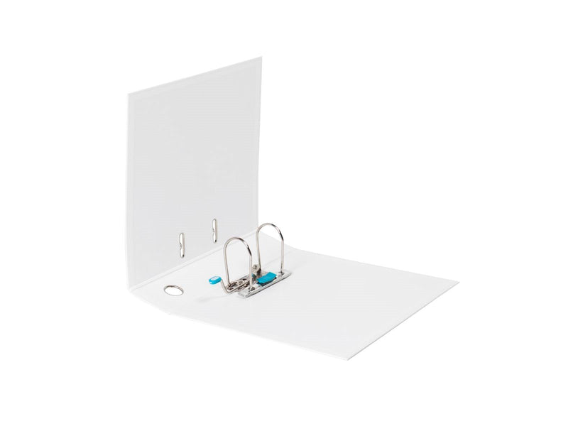 ELBA  "Strong-Line" Lever Arch File PP exchangeable spine label  White A4 8 cm