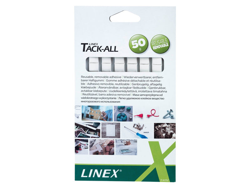 Linex  Tack-All adhesive rubber – in small squares