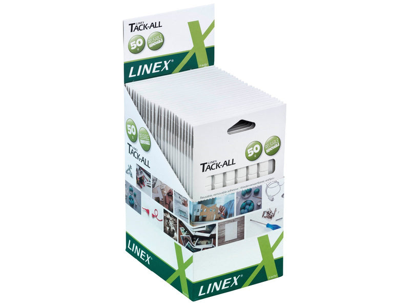 Linex  Tack-All adhesive rubber – in small squares