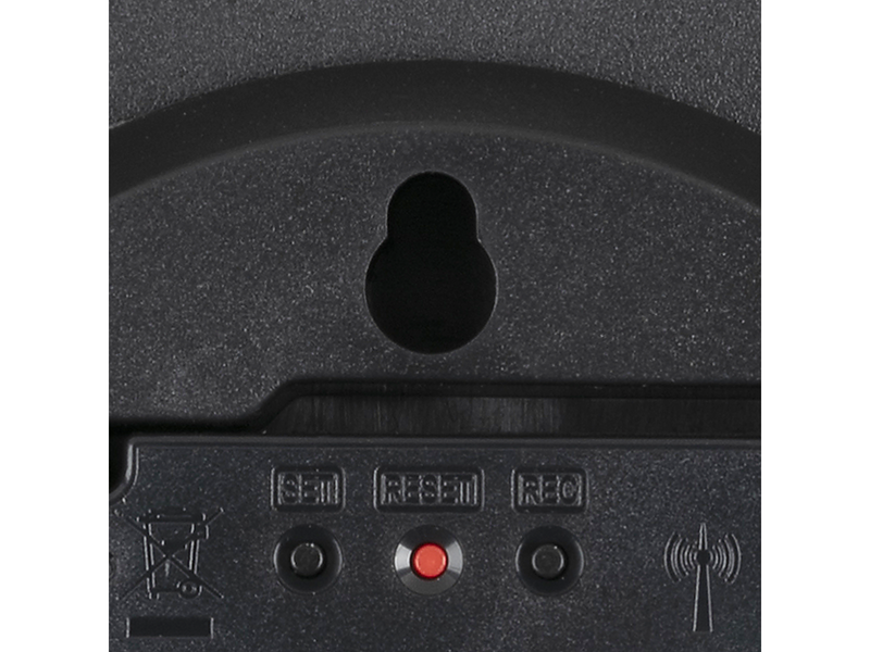 Unilux Wave Clock Metal grey