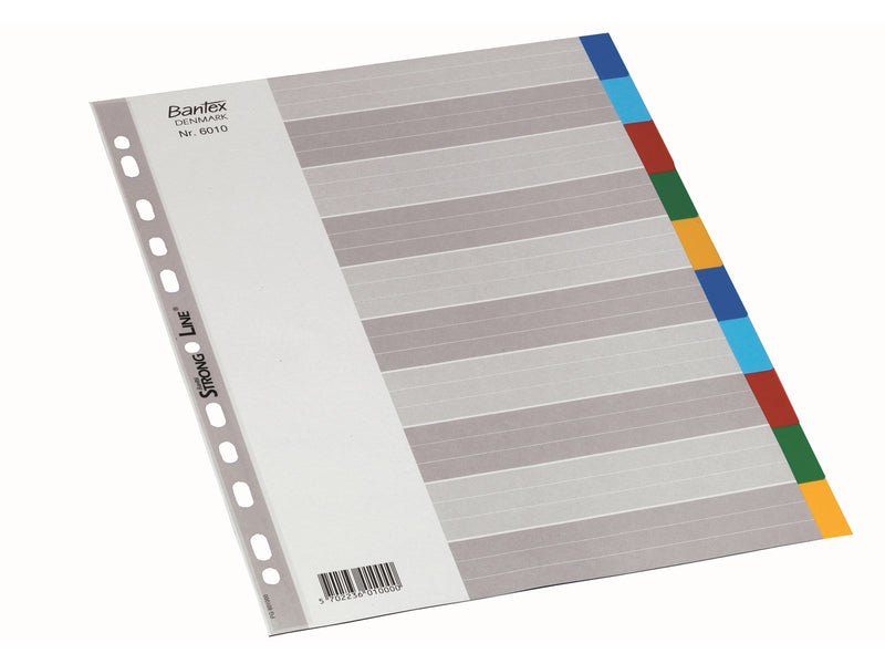 Bantex  Strong-Line®Dividers A4 10 Parts