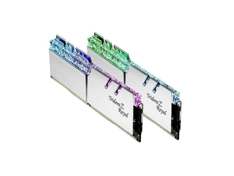 G.Skill Trident Z Royal DDR4-3600 - 32GB - CL16 - Dual Channel (2 pcs) - Intel XMP - Silber mit RGB
