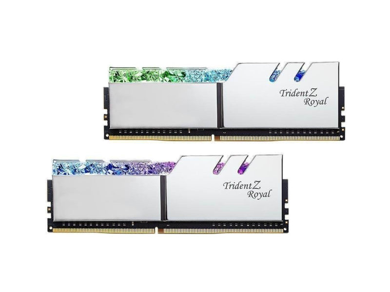 G.Skill Trident Z Royal DDR4-3600 - 32GB - CL16 - Dual Channel (2 pcs) - Intel XMP - Silber mit RGB