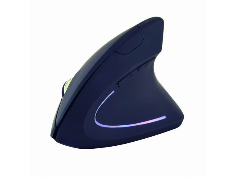 Gembird Ergonomic 6-button wired optical mouse - Vertical mouse (Schwarz)