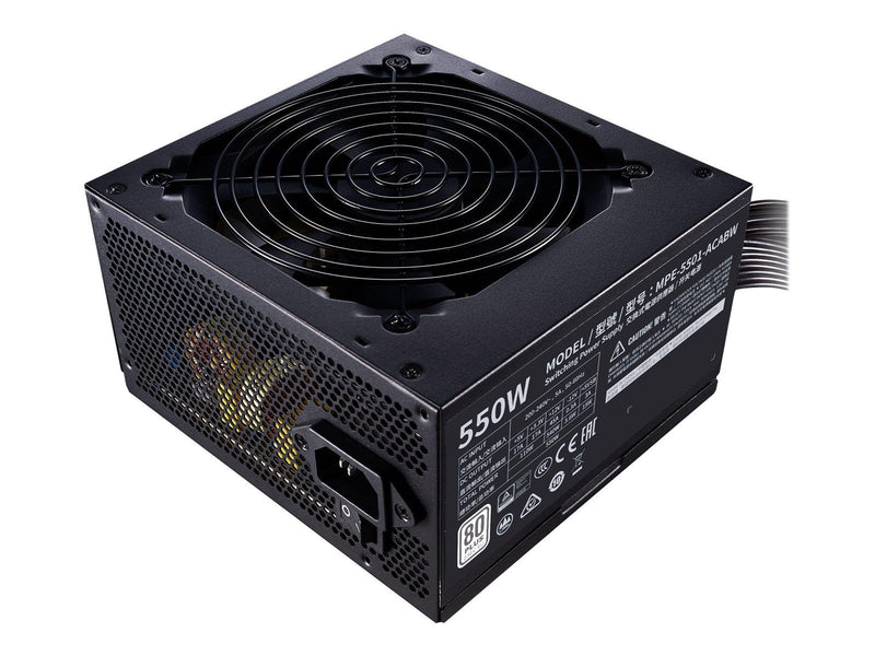 Cooler Master MWE White V2 550 Netzteile - 550 Watt - 120 mm - ATX 2.52 - 80 Plus White (bis zu 80% effektiv)