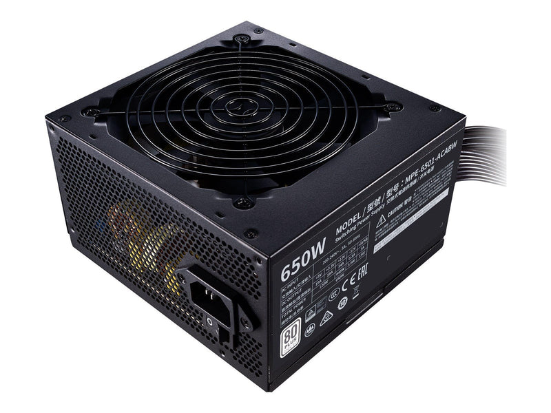 Cooler Master MWE White V2 650 Netzteile - 650 Watt - 120 mm - ATX 2.52 - 80 Plus White (bis zu 80% effektiv)