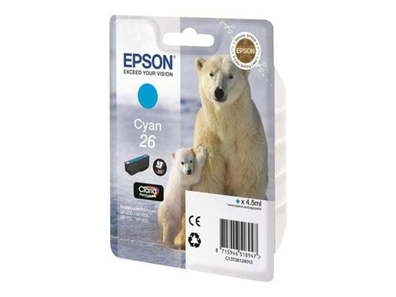 Epson 26 Ink Cartridge - Tintenpatrone Cyan