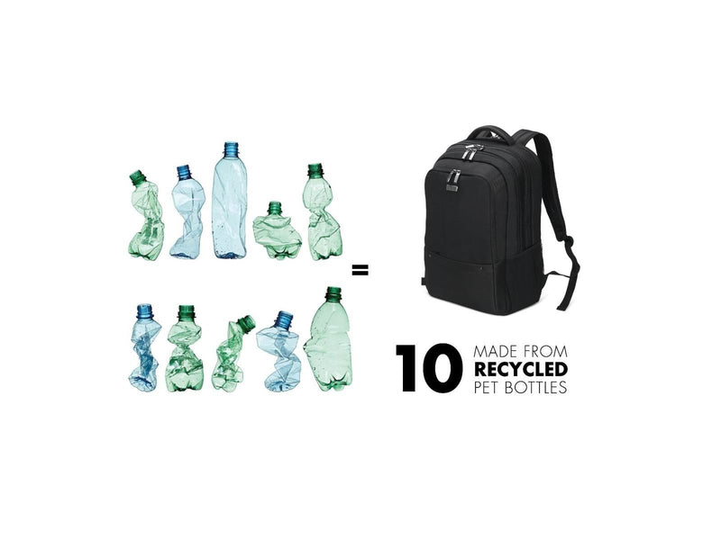 Dicota Eco Select Rucksack für Laptop 17.3" | Schwarz