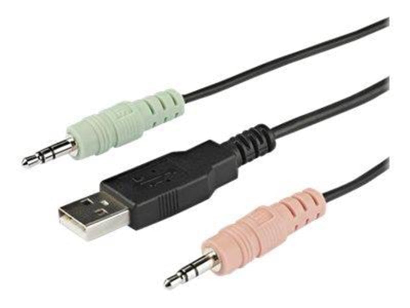 StarTech.com 2-Port HDMI KVM Switch with Built-In Cables - USB 4K 60Hz - KVM / audio switch - 2 ports
