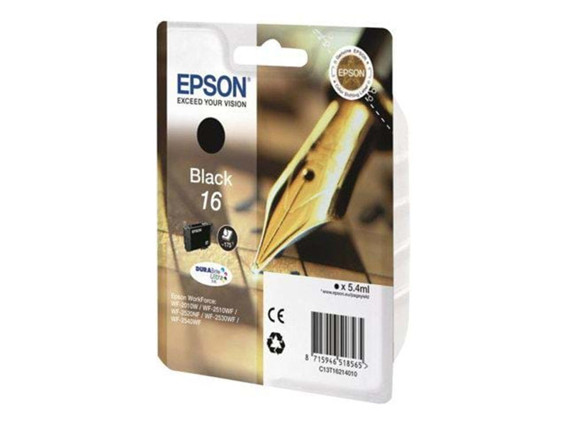 Epson 16 Ink Cartridge - Black - Tintenpatrone Schwarz
