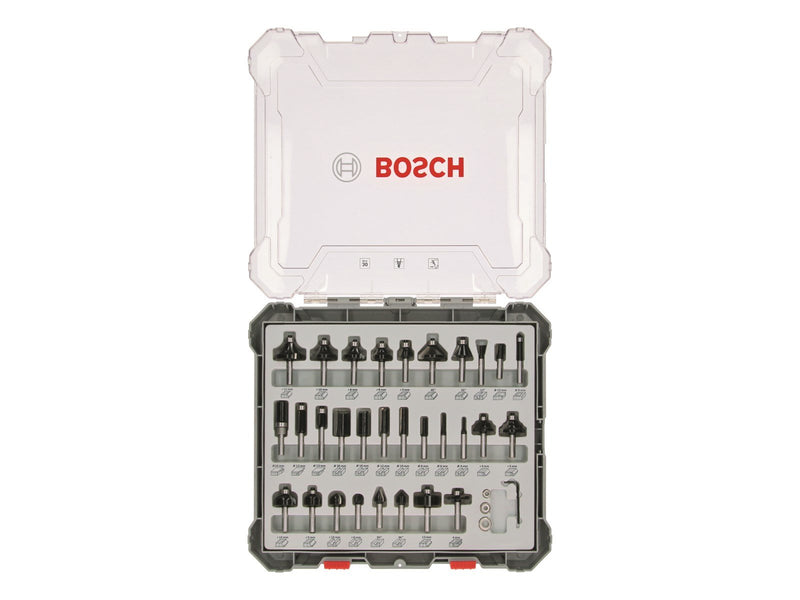 Bosch Bosc Fräsersatz 30 pcs Mixed 6mm shank | 260701747