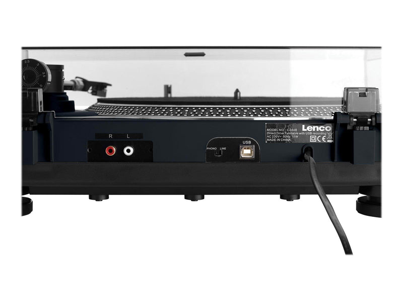 Lenco L-3808 BLACK - Plattenspieler Schwarz