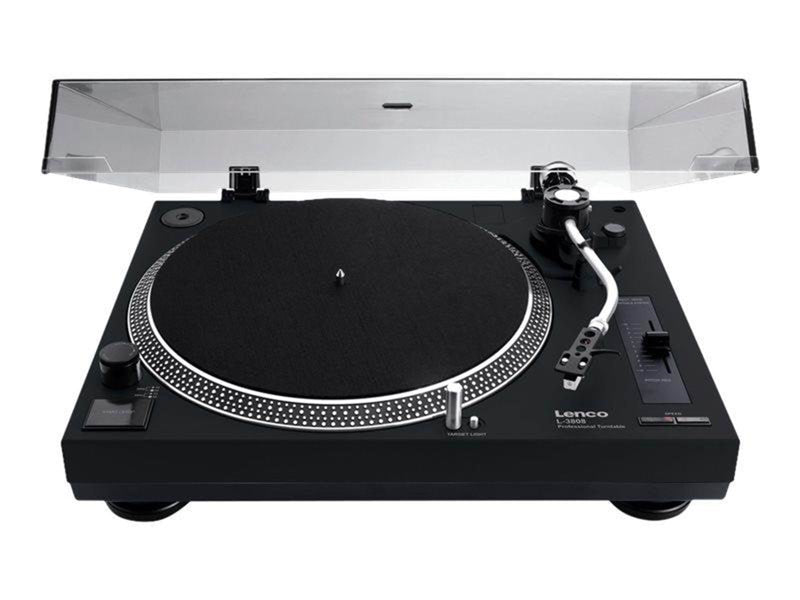 Lenco L-3808 BLACK - Plattenspieler Schwarz